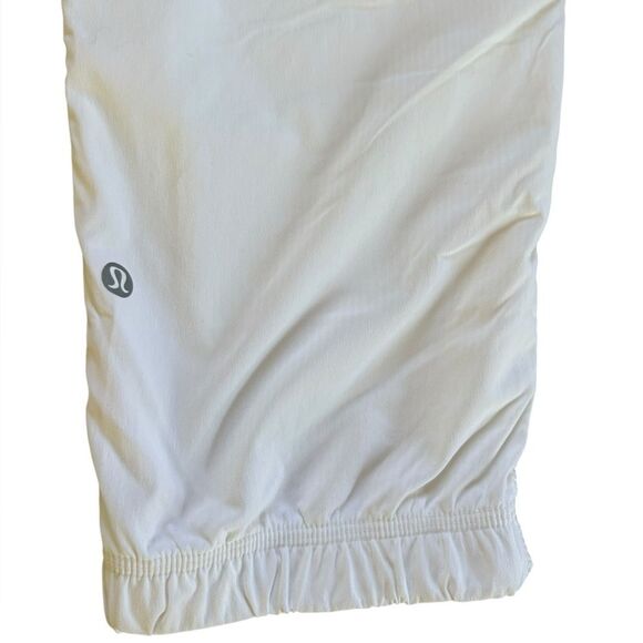 Lululemon Dance Studio Crop Pants Womens Size 4 White Pull On - Picture 7 of 11